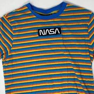 Striped NASA tee